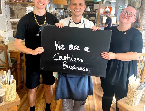 We are a cashless business