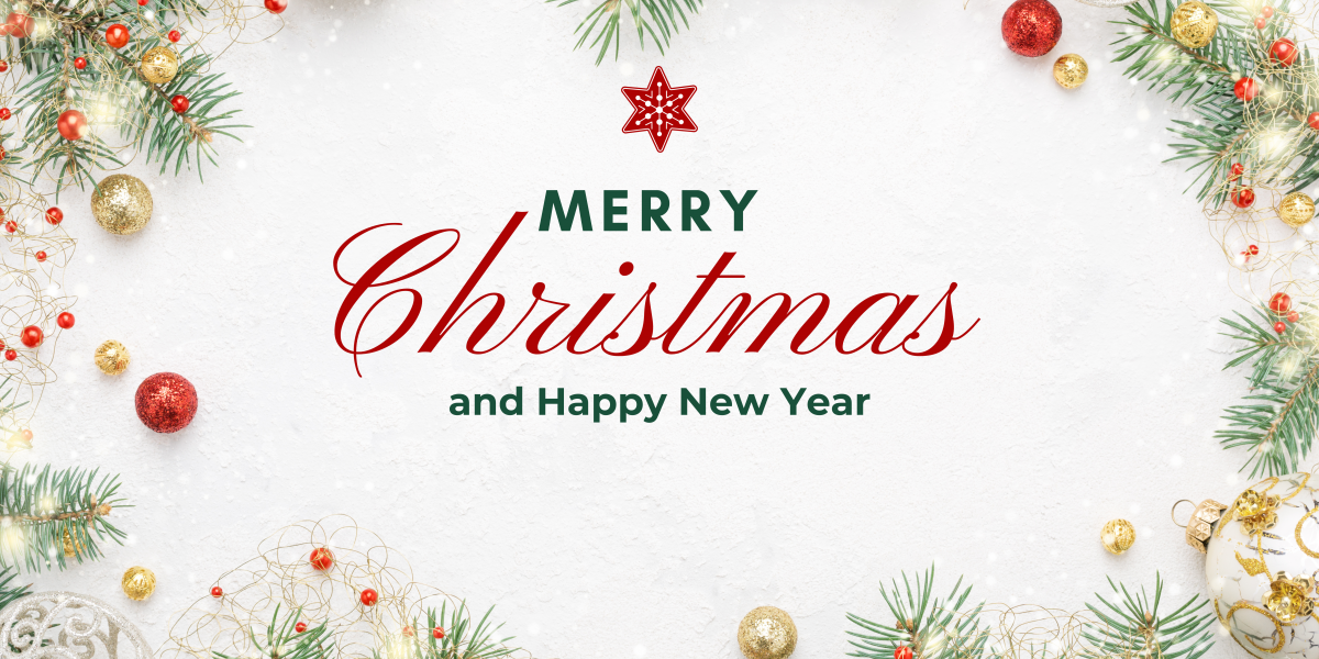 Green Red White Elegant Merry Christmas Sale Banner